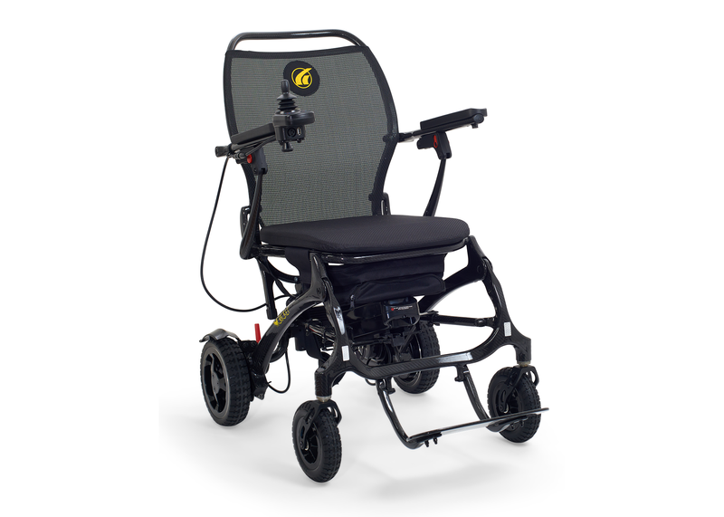 New Golden Technologies Cricket GP302 Folding Power Wheelchair | 17 x 17 inch Seat | Lightweight Foldable Frame  travel mobility scooter USA