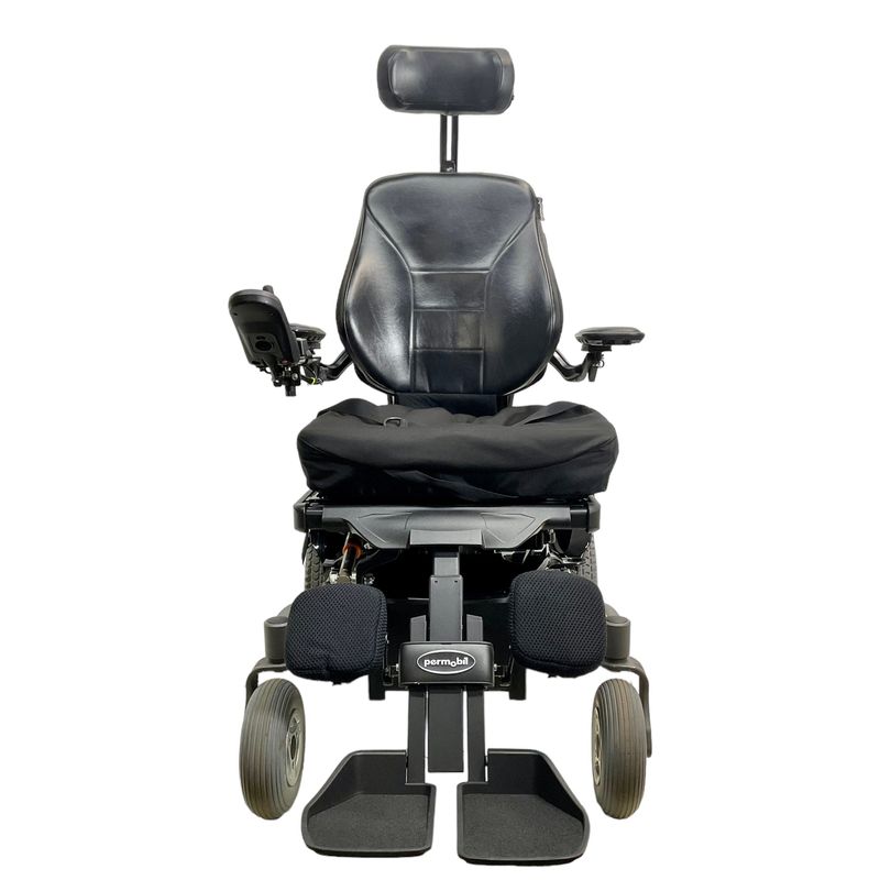Permobil C350 Power Chair | 19 x 18 inch Seat | Tilt, Recline, Power Extending Legs folding mobility scooter for heavy  person USA