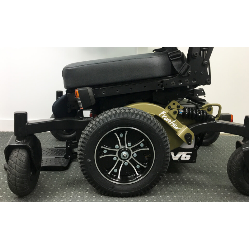 Sunrise Medical All-Terrain Mid-Wheel Drive Power Wheelchair Magic Mobility Frontier V6  foldable mobility scooters USA