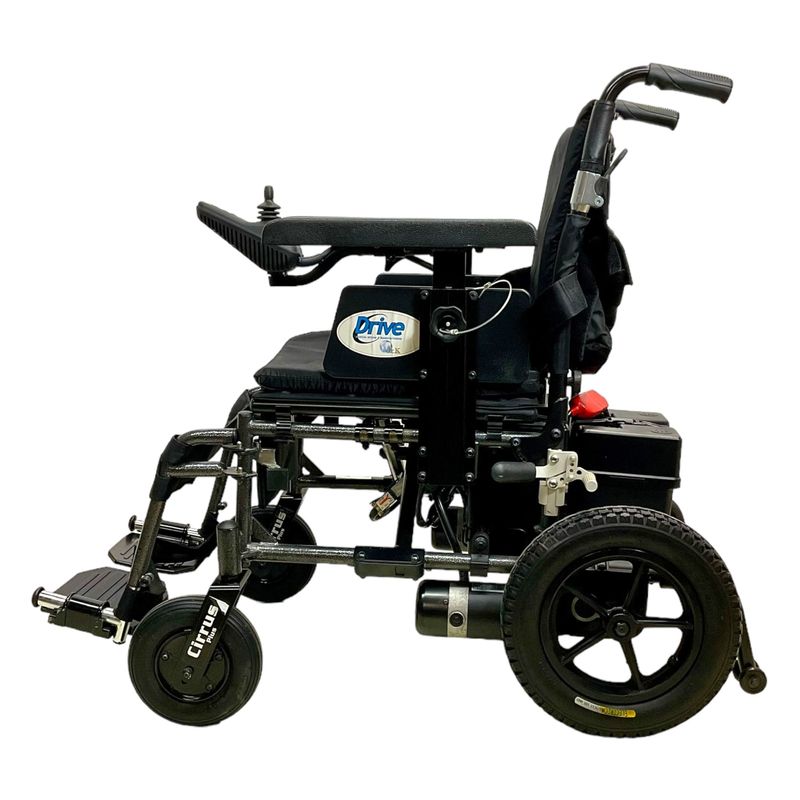 Drive Medical Cirrus Plus EC Folding Power Chair | 18 x 16 inch Seat | Swing-Away Leg Rests  4x4 mobility scooter all terrain USA