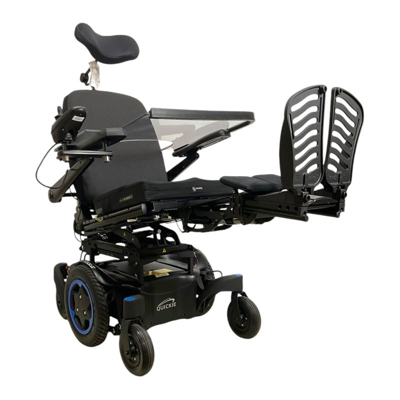 Sunrise Medical Quickie Q500 M Power Chair with Activity Tray | 18 x 18 inch Seat | Tilt &amp; Power Legs  cost of mobility scooters USA