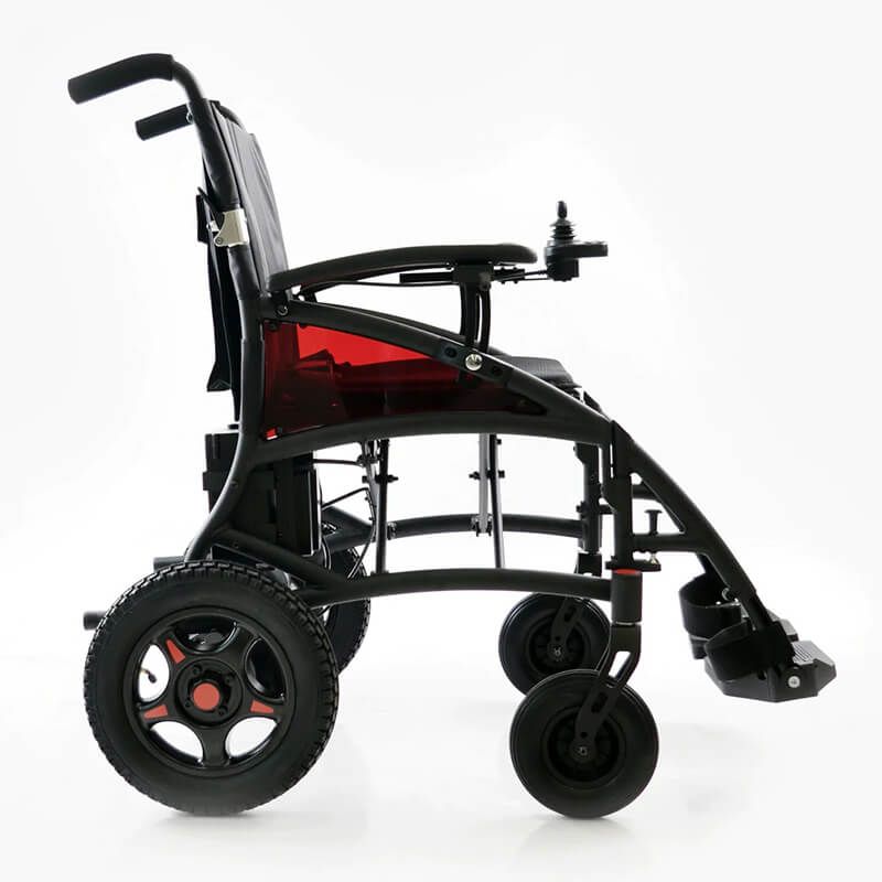 Dash Eco Lightweight Powered Folding Wheelchair with Dual Attendant Controls  electric mobility scooter USA