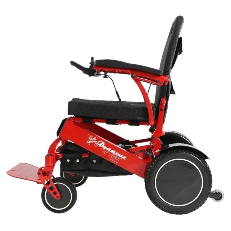 New Pegasus Plus HD Bariatric Foldable Power Chair | 19 x 19 inch Seat | 440 LB Capacity | Lightweight Carbon Fiber Frame  lightest mobility scooter uk