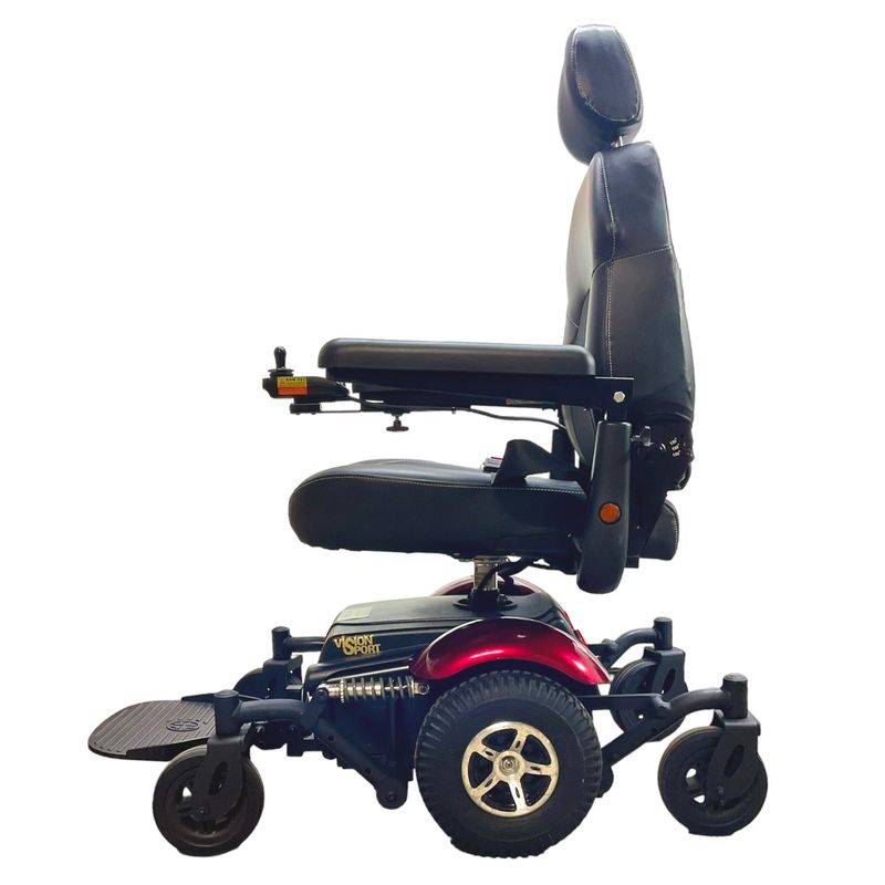 2019 Merits Vision Sport Power Wheelchair with Swiveling Seat | 20 x 18 inch Seat | Folding &amp; Reclining Backrest  cost of mobility scooters USA