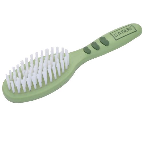 Brosse à poils avec manche en plastique safari