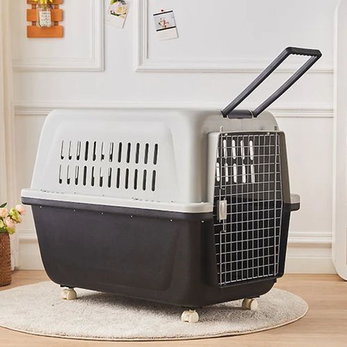 Pet Carrier with handle and wheels Airline Approved Breathable Shoulder Travel Pet Cat Dog Darriers Houses Cages