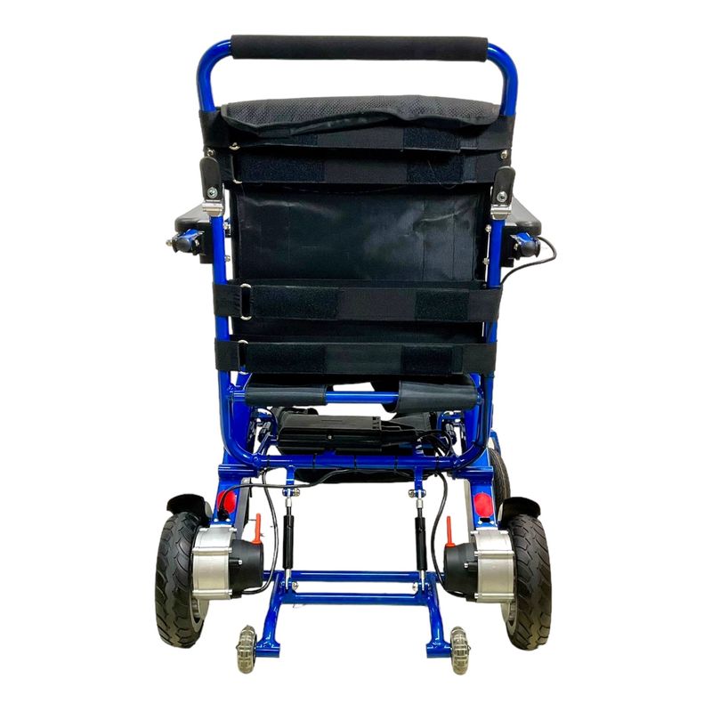 Like-New Air Hawk Folding Power Wheelchair | 16 x 16 inch Seat | Lightweight Folding Frame folding mobility scooter for heavy  person USA