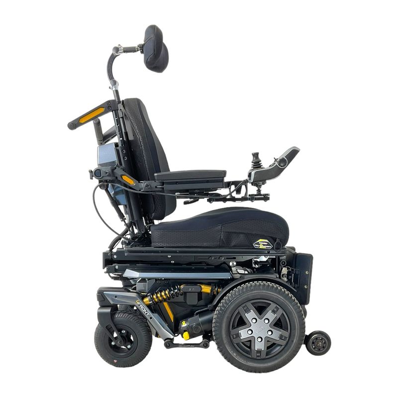 Pride Mobility Quantum 4Front Power Chair | 18 x 20 inch Seat | Seat Elevate mobility scooter hoist prices uk