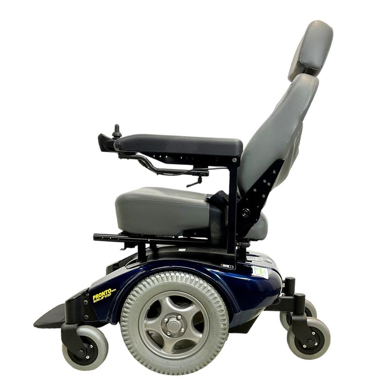 Invacare Pronto M91 Power Chair | 19 x 17 inch Seat | Manual Seat Recline | Foldable Seat folding mobility scooter for heavy  person USA