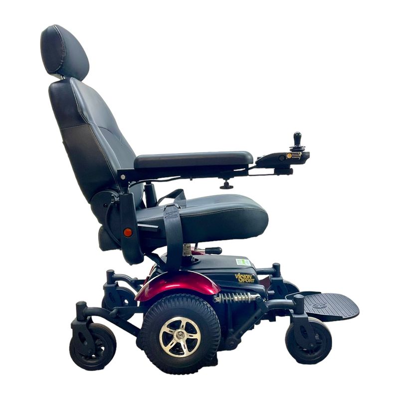 2019 Merits Vision Sport Power Wheelchair with Swiveling Seat | 20 x 18 inch Seat | Folding &amp; Reclining Backrest  cost of mobility scooters USA