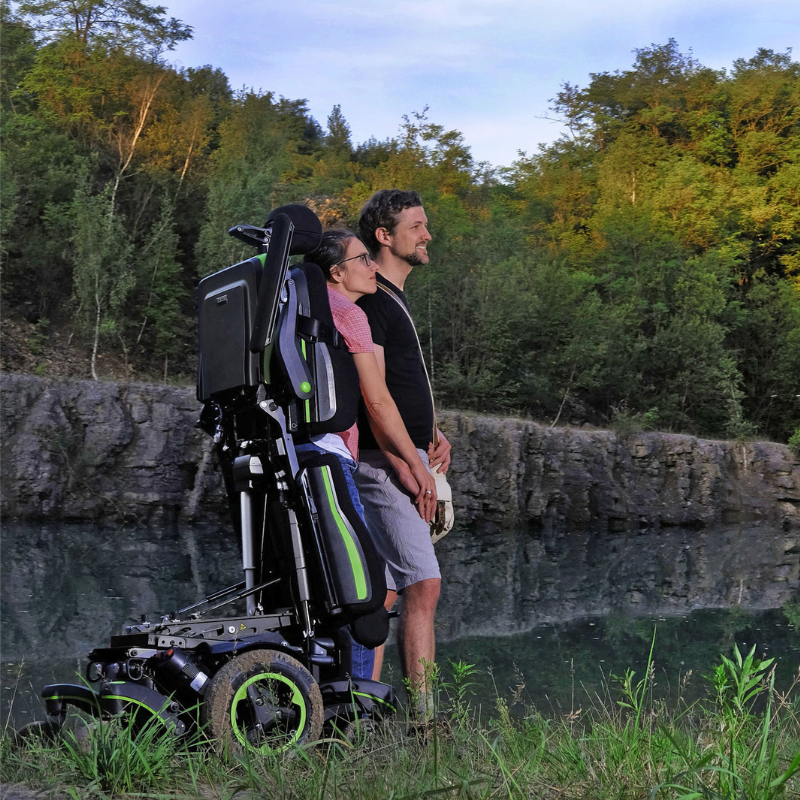 Sunrise Medical Mid-Wheel Drive Power Wheelchair QUICKIE Q700-UP M Sedeo Ergo  second hand mobility scooters uk