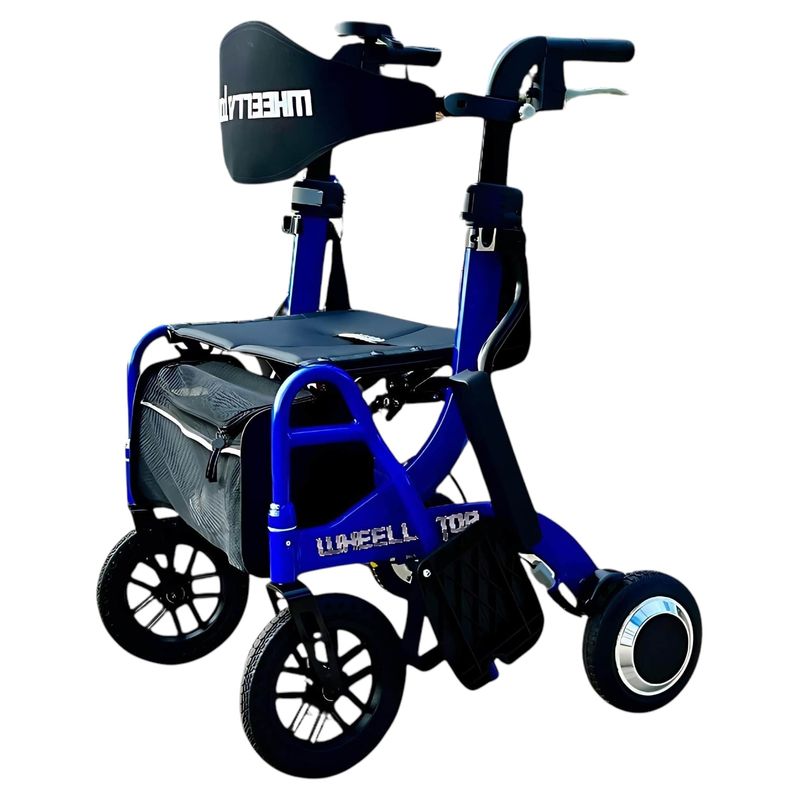 New Wheellator 3 In 1 Hybrid Power Wheelchair &amp; Power Rollator | Discover Your Mobility | Lightweight Folding Frame  cost of mobility scooters USA