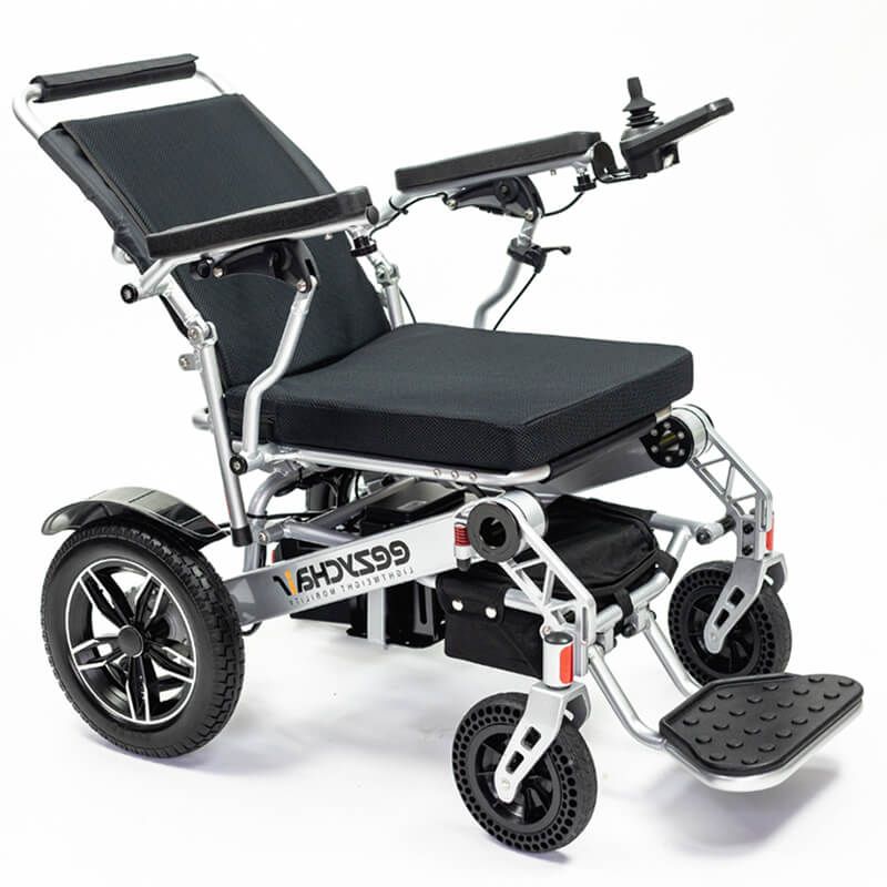 Eezychair Eezy PRO-R Foldable Power Wheelchair  green power mobility scooters uk