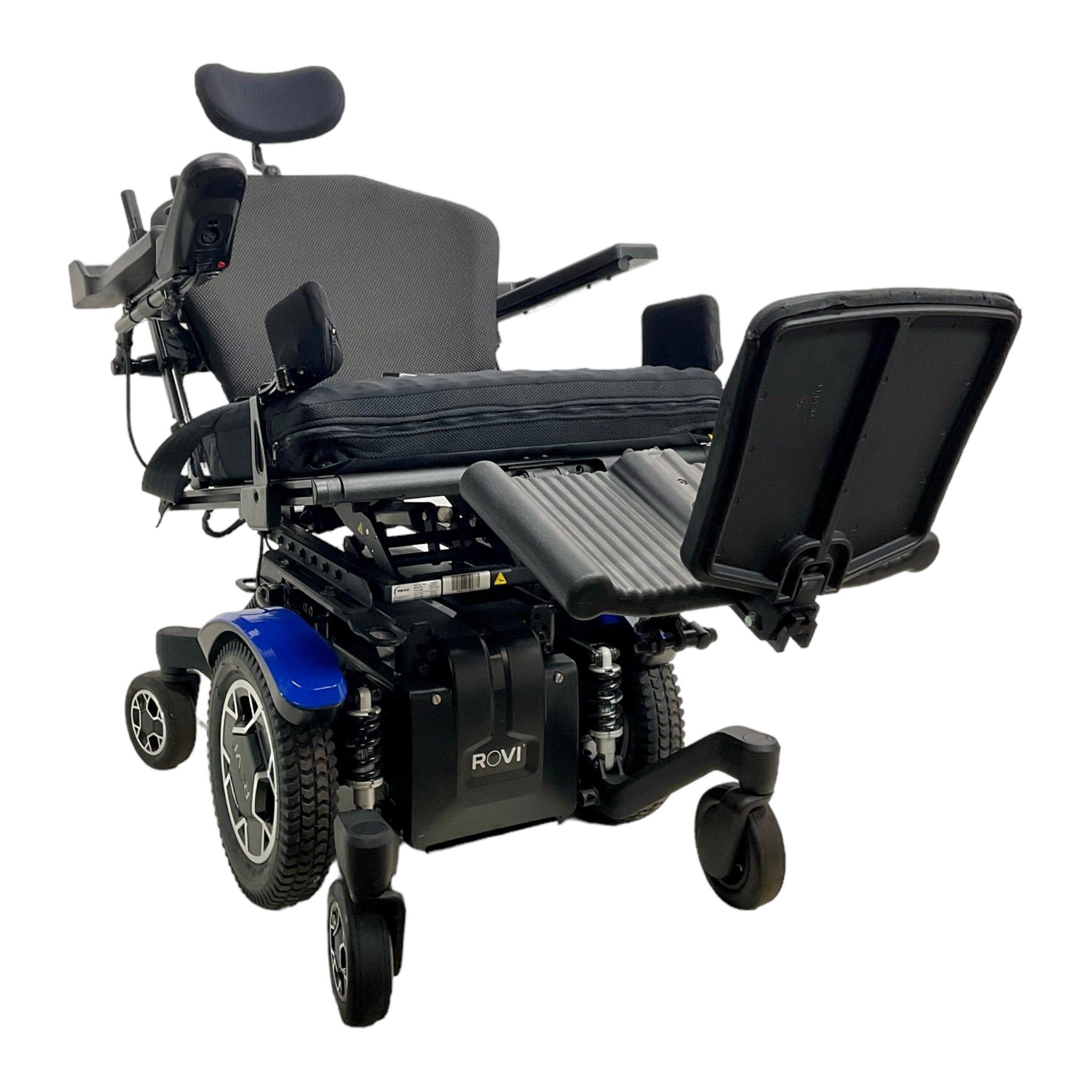 Rovi X3 Rehab Power Chair | 22" x 20" Seat | Tilt, Recline, Power Extending Legs lightweight mobility scooter USA