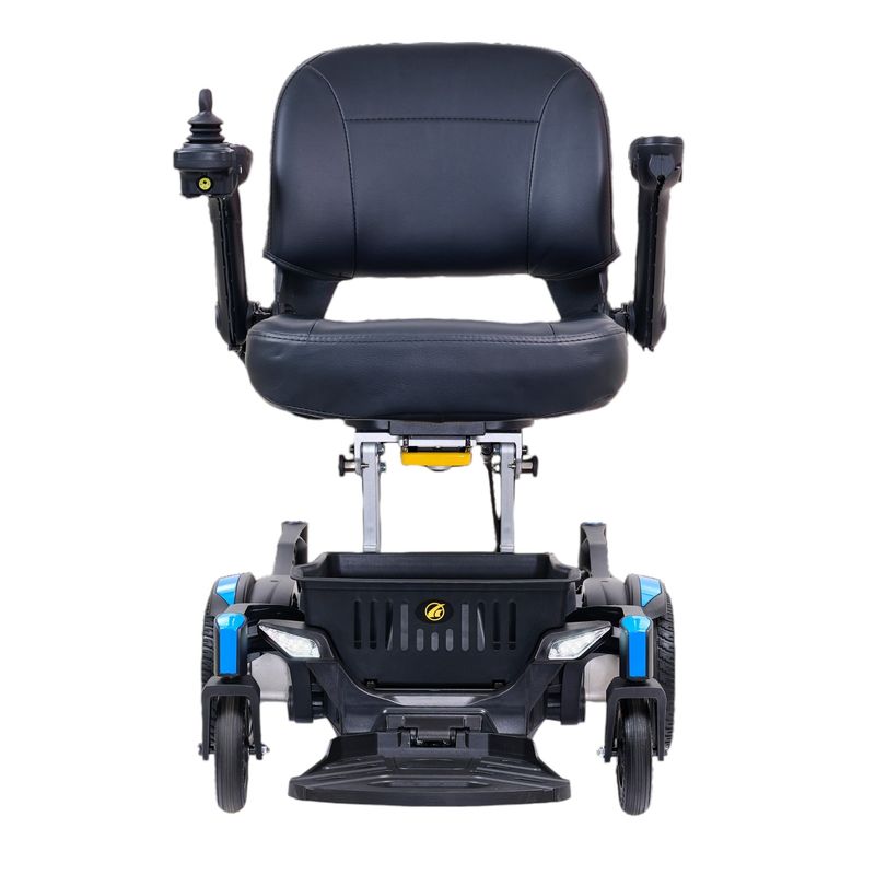 New Golden Buzzaround CarryOn Folding Power Chair | 18 x 17 inch Seat | Lightweight &amp; Easy Disassembly!  motability co uk scooters