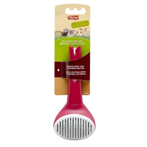 Brosse à démêler Living World à nettoyage simplifié pour petits animaux