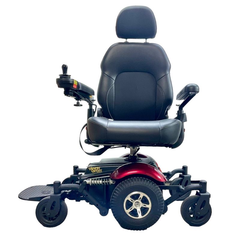 2019 Merits Vision Sport Power Wheelchair with Swiveling Seat | 20 x 18 inch Seat | Folding &amp; Reclining Backrest  cost of mobility scooters USA