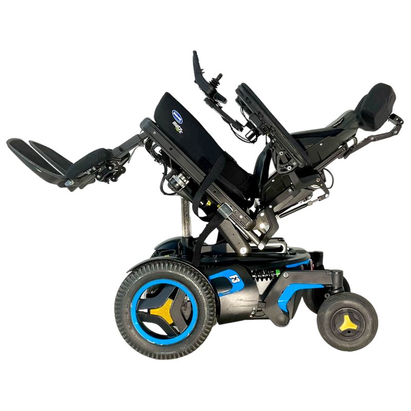 Permobil F3 Corpus Power Wheelchair | 17 x 17 inch Seat | Seat Elevate, Anterior Tilt  lightest mobility scooter uk