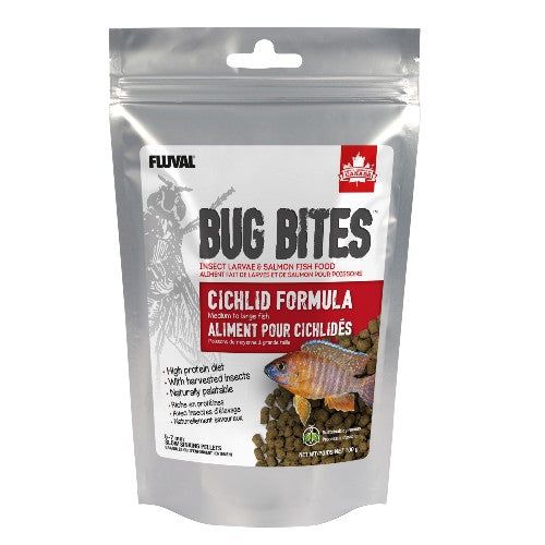 Bug Bites granulés pour poisson cichlidés, moyens/larges