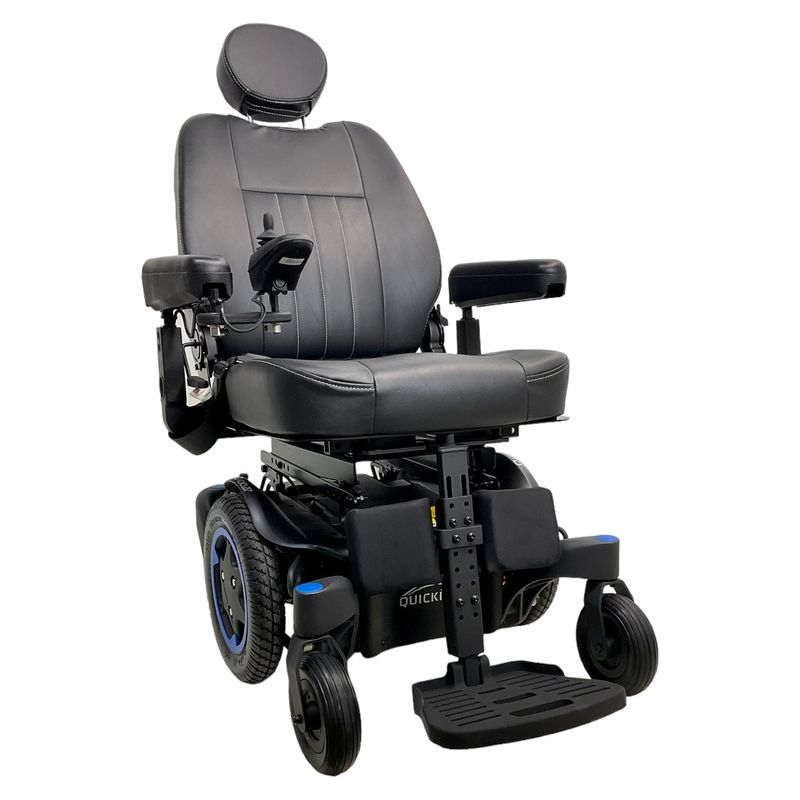 2022 Sunrise Medical Quickie Q400M Power Chair | 20 x 21 inch Foldable Seat | Manual Seat Recline, Transit Included automatic folding mobility scooter USA