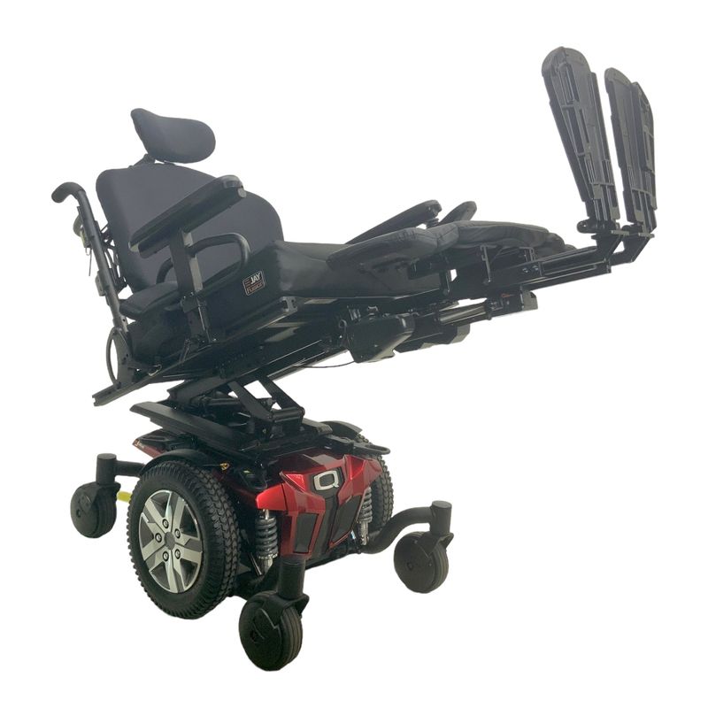 2022 Pride Mobility Quantum J4 HD Power Chair | 23 x 21 inch Seat | Tilt, Power Legs automatic folding mobility scooter USA
