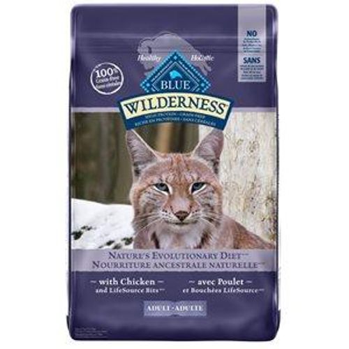 Blue Buffalo Wilderness nourriture pour chat - haute teneur en protéines et sans céréales au poulet