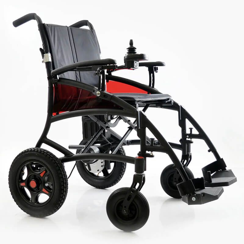 Dash Eco Lightweight Powered Folding Wheelchair with Dual Attendant Controls  electric mobility scooter USA