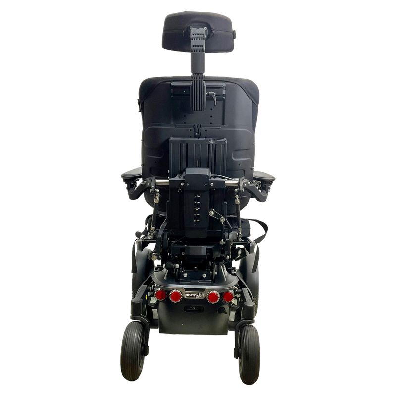 Permobil F5 Vertical Standing Power Wheelchair | 18 x 18 inch Seat | Seat Elevate folding mobility scooter for heavy  person USA