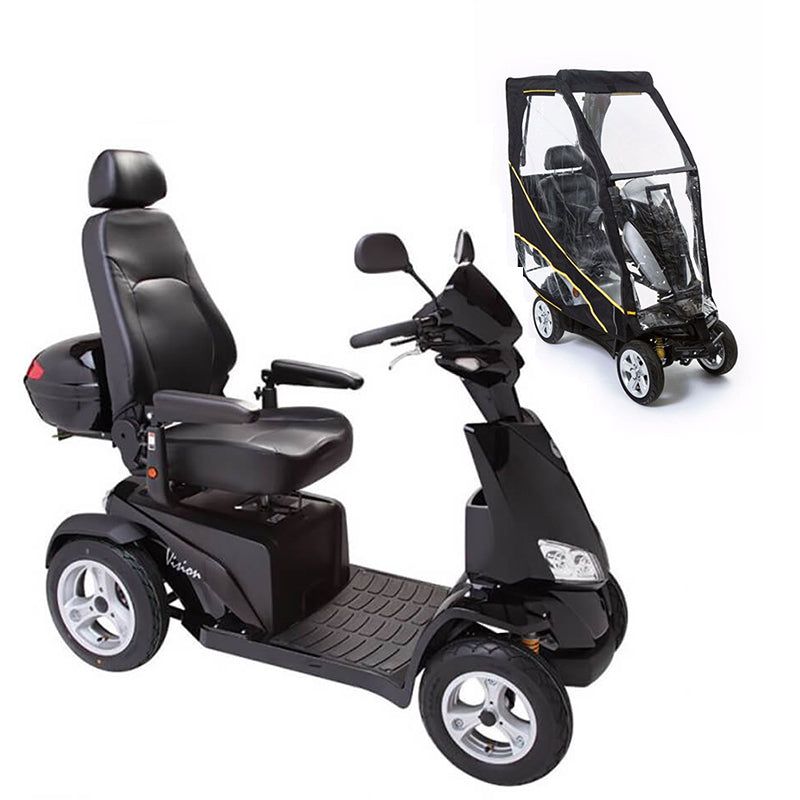 Mobility Scooters Gympie Rascal Vision The Ultimate 8mph With Scooterpac Canopy