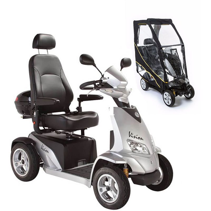 Mobility Scooters Gympie Rascal Vision The Ultimate 8mph With Scooterpac Canopy