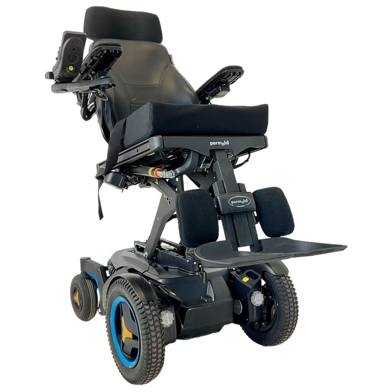 Permobil F3 Corpus Power Wheelchair | 17 x 17 inch Seat | Seat Elevate, Anterior Tilt  lightest mobility scooter uk