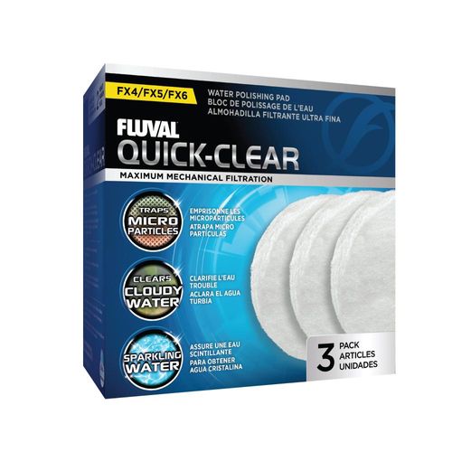 Blocs de polissage Quick Clear de l'eau paquet de 3 Série FX4/FX5/FX6 Fluval