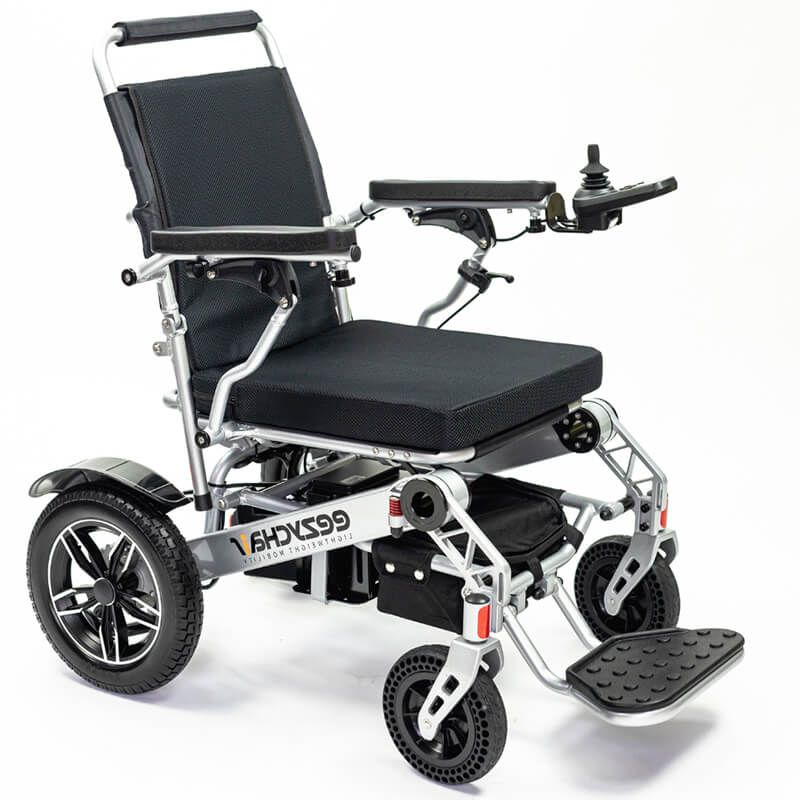 Eezychair Eezy PRO-R Foldable Power Wheelchair  green power mobility scooters uk