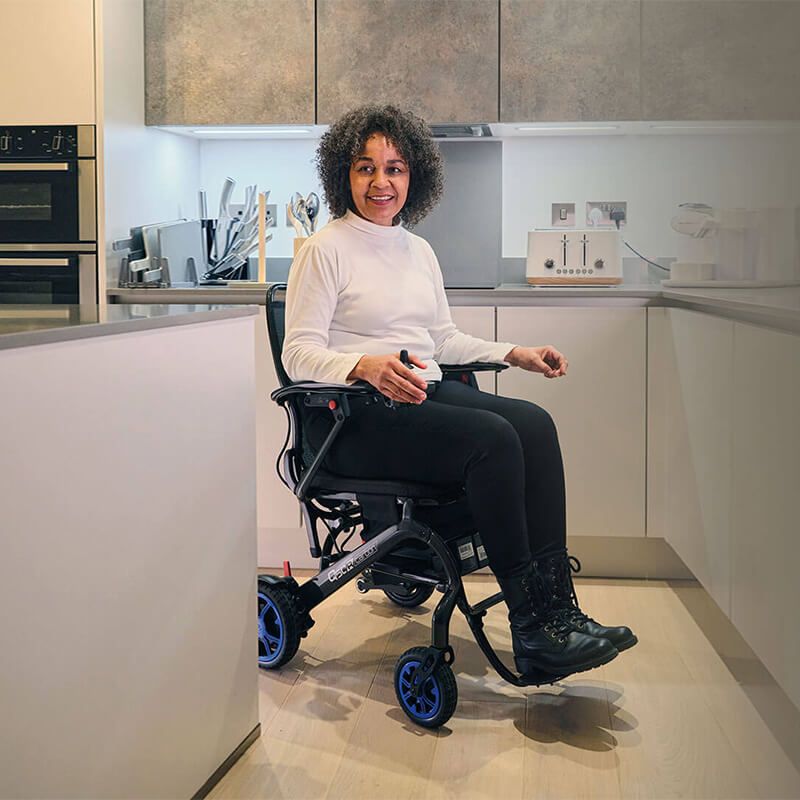 Quickie Q50 R Carbon Folding Powerchair  cheap mobility scooters USA