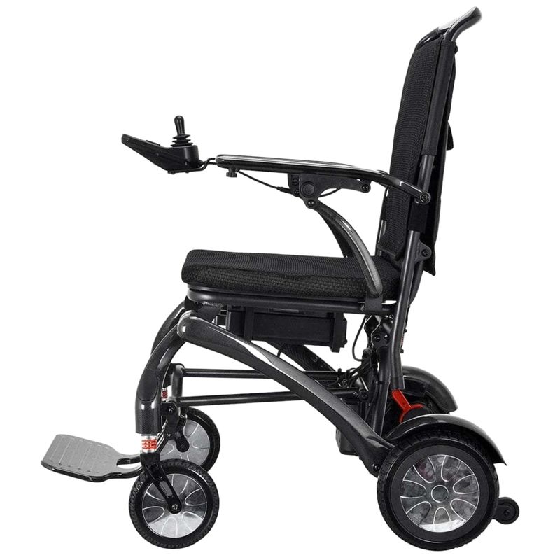 Matrix Ultra Lightweight Folding Electric Wheelchair | 16 x 16 inch Seat | Carbon Fiber Frame  cost of mobility scooters USA