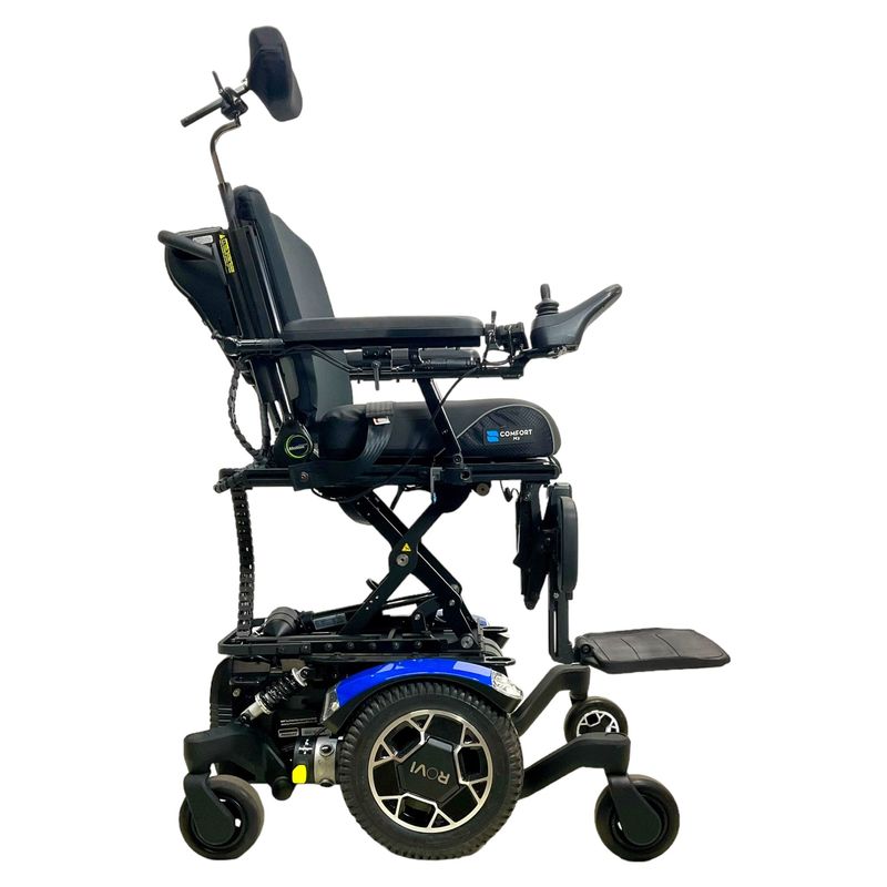 Like-New 2021 Rovi X3 Power Wheelchair | 19 x 17 inch Seat | Seat Elevate, Toggle Switch  travel mobility scooter USA