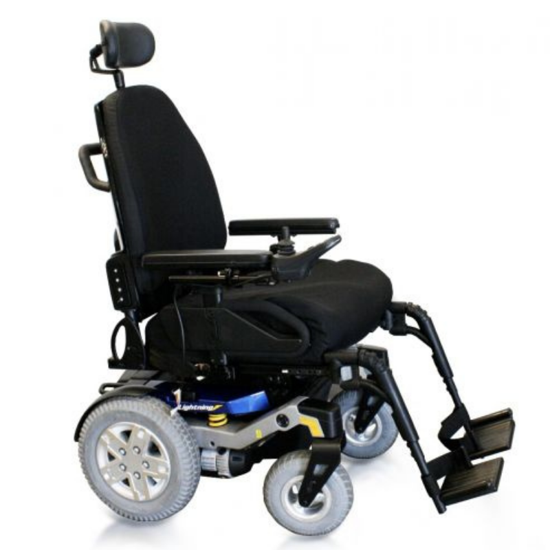Mobility Scooters Hoppers Crossing  Quantum Rehab Power Wheelchair Lightning With Synergy Seating And R-Net Controls