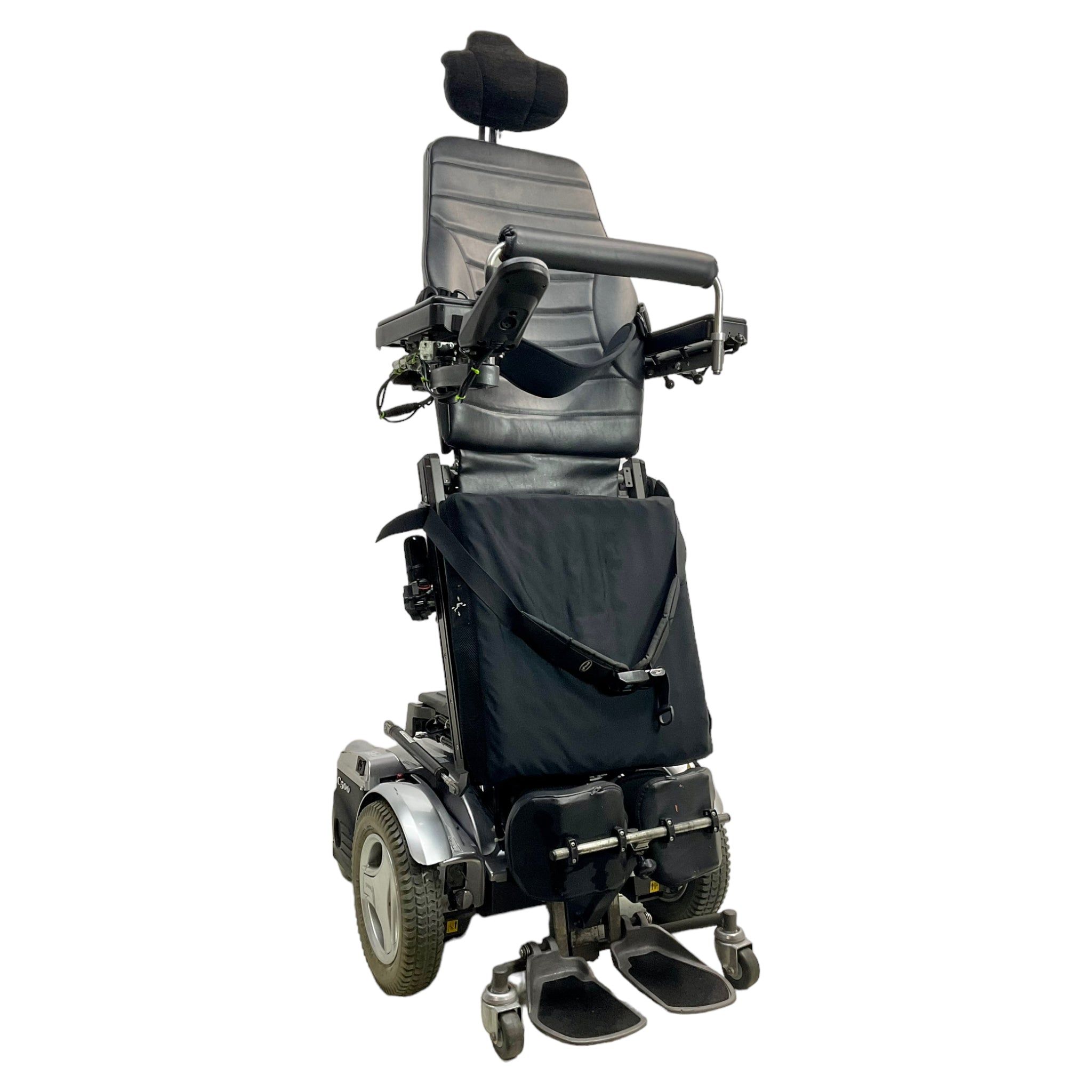 Permobil C500 Vertical Standing Power Chair | 17 x 18 inch Seat | Seat Elevate automatic folding mobility scooter USA