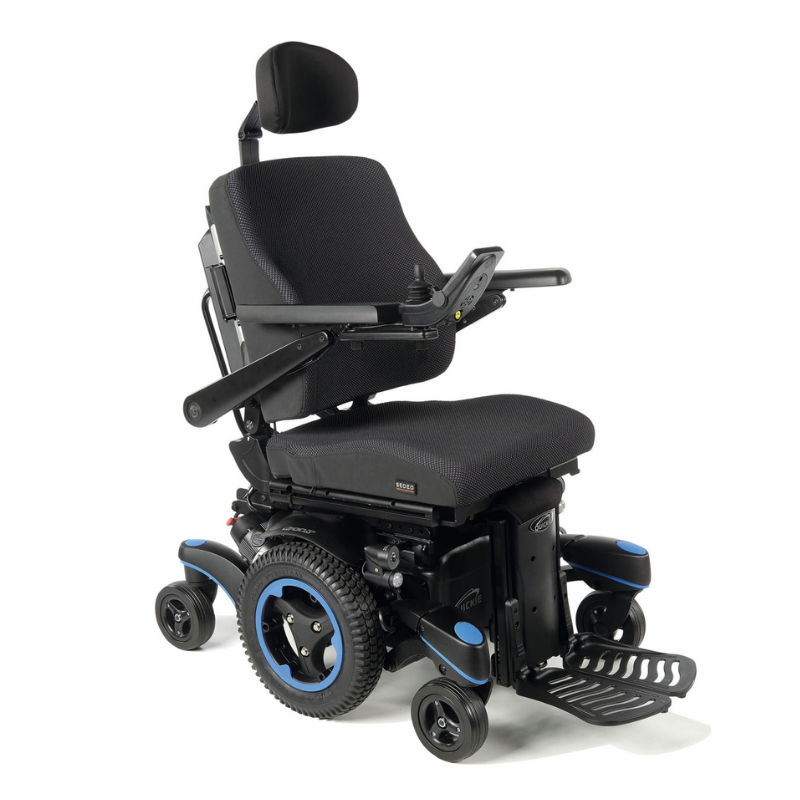 Sunrise Medical Mid-Wheel Drive Power Wheelchair QUICKIE Q700 M Sedeo Pro  second hand mobility scooters uk