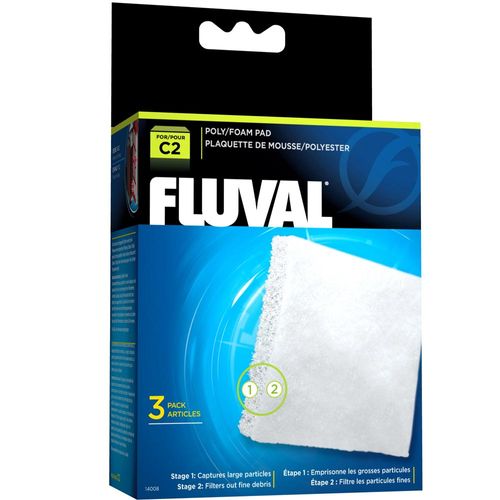 Blocs de polyester/mousse Série C2 paquet de 3 Fluval