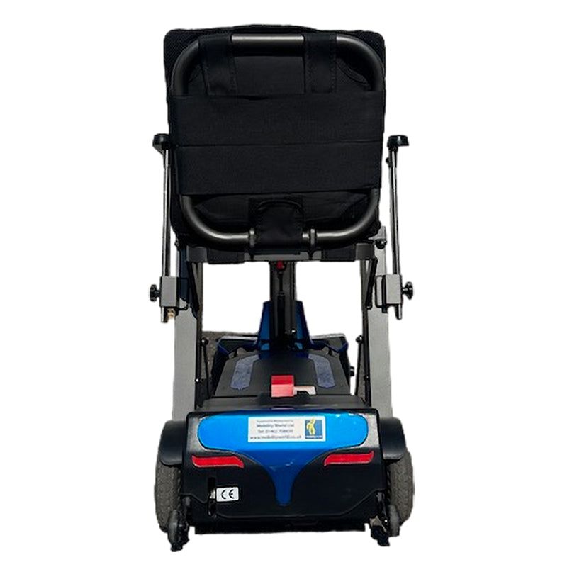 Approved Used Mojo Ultralite Auto Folding Mobility Scooter - BLUE  mobility scooters for sale USA