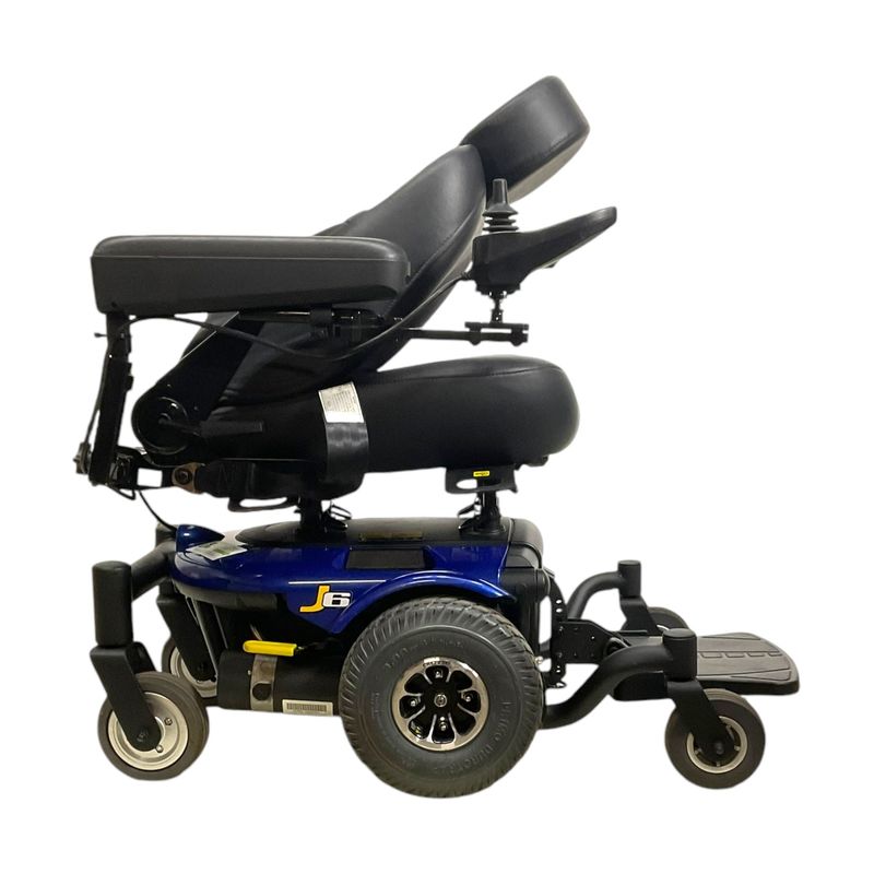 Pride Mobility Quantum J6 Power Chair | 18 x 20 inch Seat | Folding &amp; Reclining Backrest  motability co uk scooters
