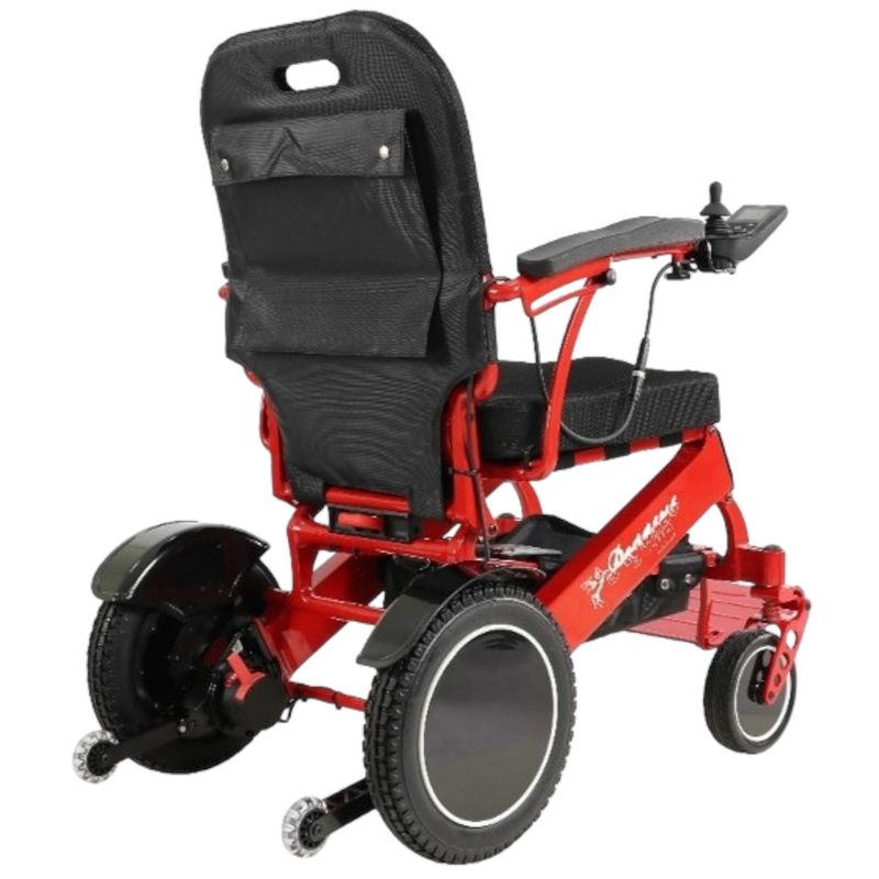 New Pegasus Plus HD Bariatric Foldable Power Chair | 19 x 19 inch Seat | 440 LB Capacity | Lightweight Carbon Fiber Frame  lightest mobility scooter uk