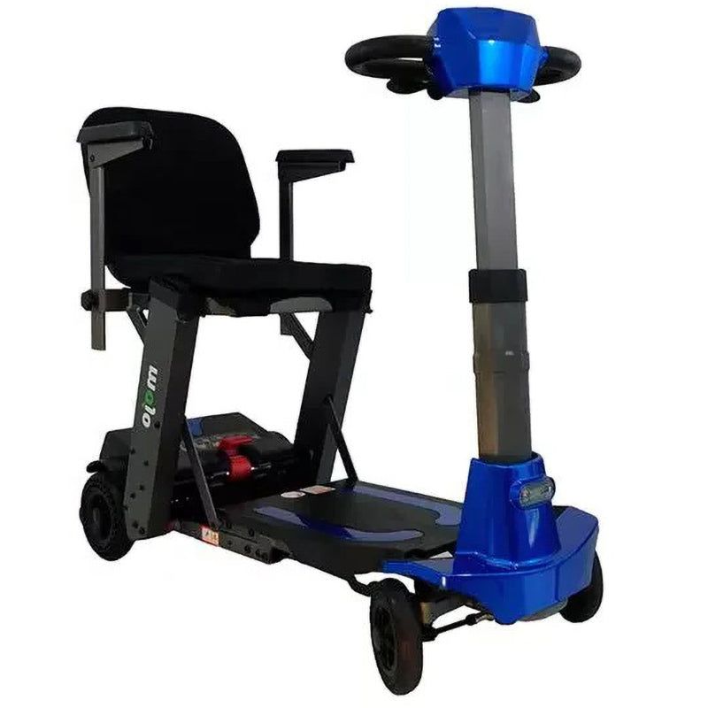 Approved Used Mojo Ultralite Auto Folding Mobility Scooter - BLUE  mobility scooters for sale USA