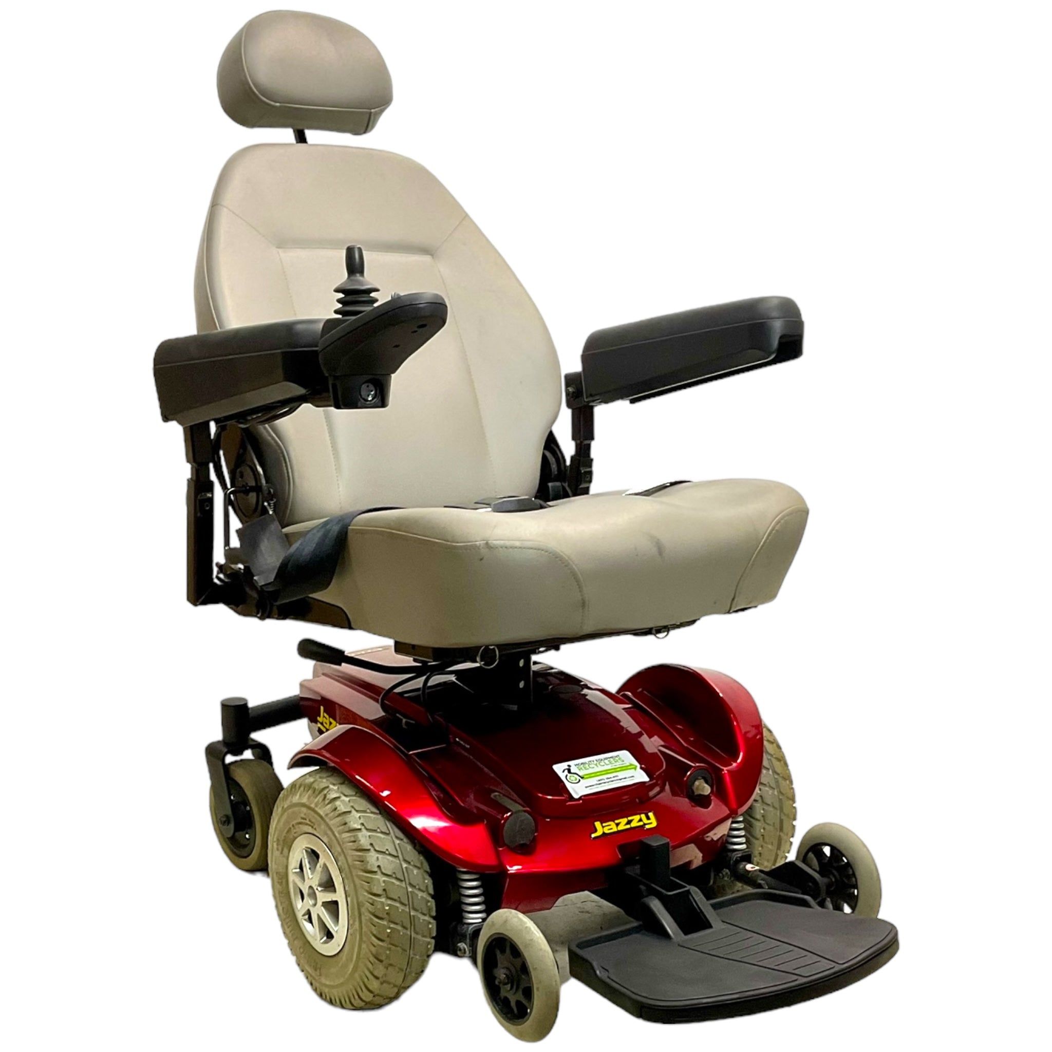Pride Mobility Jazzy Select Power Wheelchair with Swivel Seat | 18 x 19 inch Seat | Manual Seat Recline  lightest mobility scooter uk