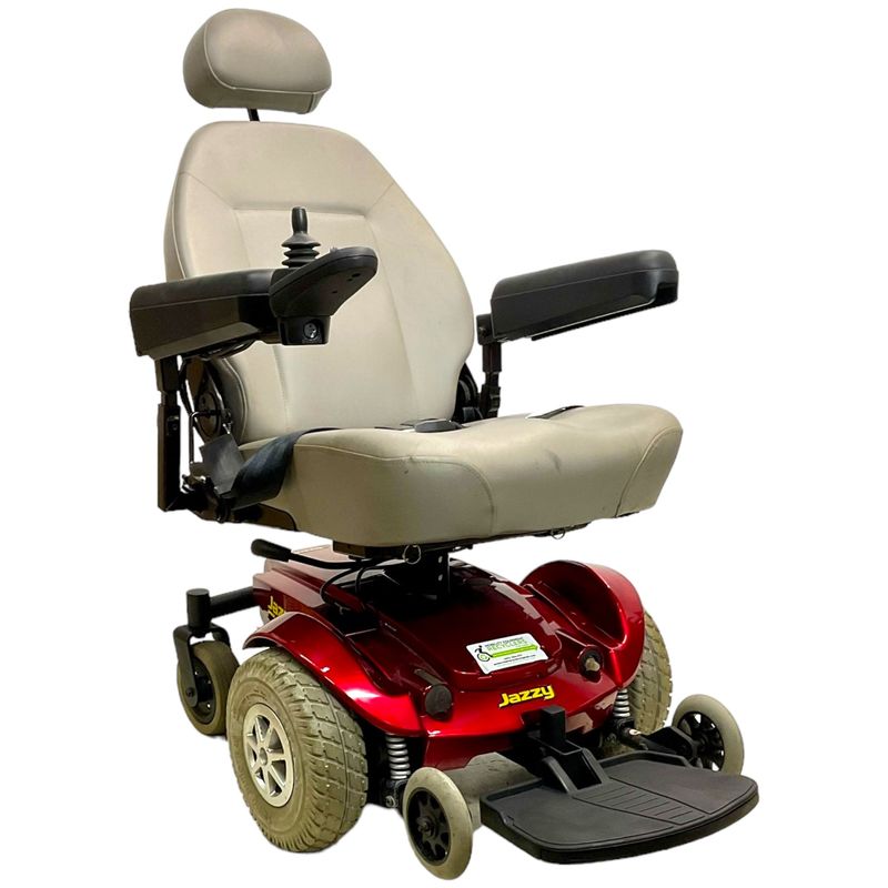 Pride Mobility Jazzy Select Power Wheelchair with Swivel Seat | 18 x 19 inch Seat | Manual Seat Recline  lightest mobility scooter uk