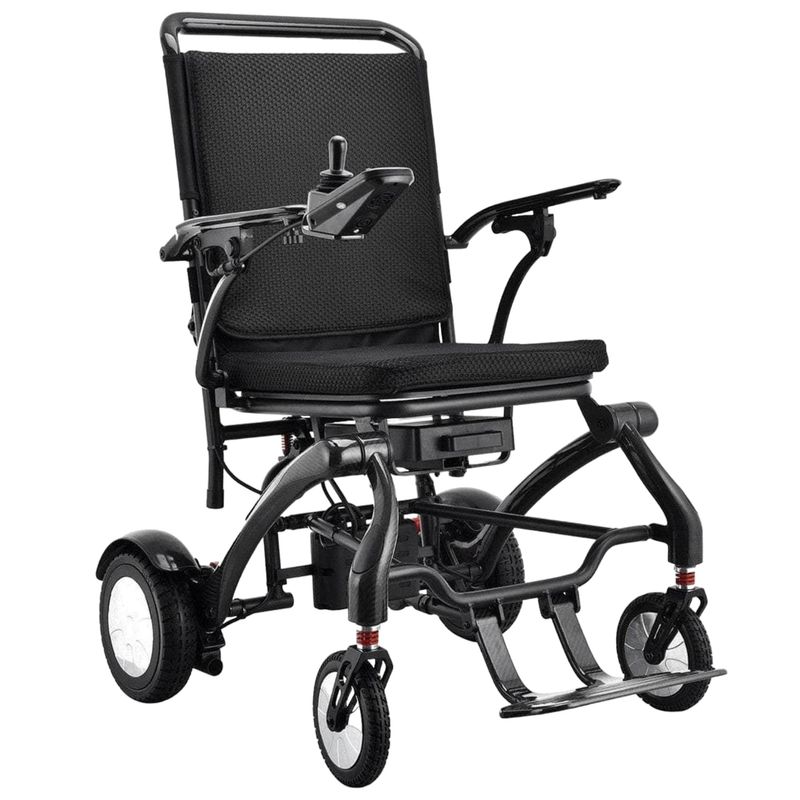 Matrix Ultra Lightweight Folding Electric Wheelchair | 16 x 16 inch Seat | Carbon Fiber Frame  cost of mobility scooters USA