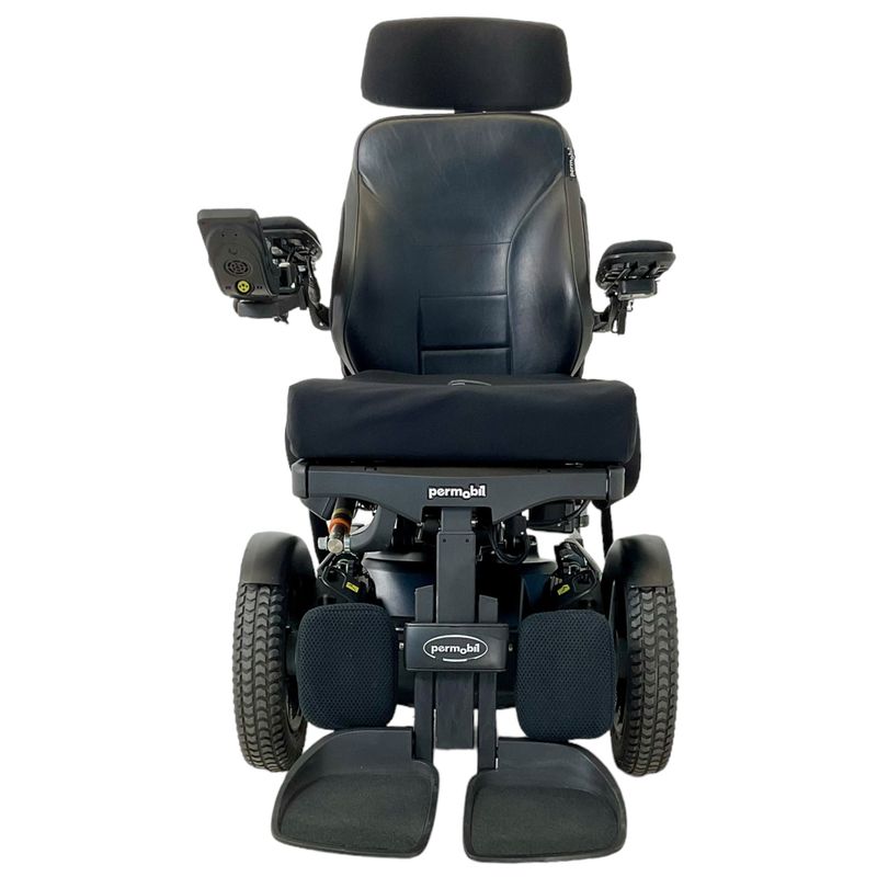 Permobil F3 Corpus Power Wheelchair | 17 x 17 inch Seat | Seat Elevate, Anterior Tilt  lightest mobility scooter uk