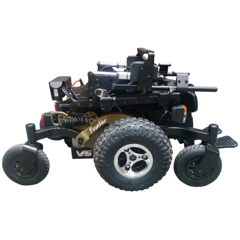 Sunrise Medical All-Terrain Mid-Wheel Drive Power Wheelchair Magic Mobility Frontier V6  foldable mobility scooters USA