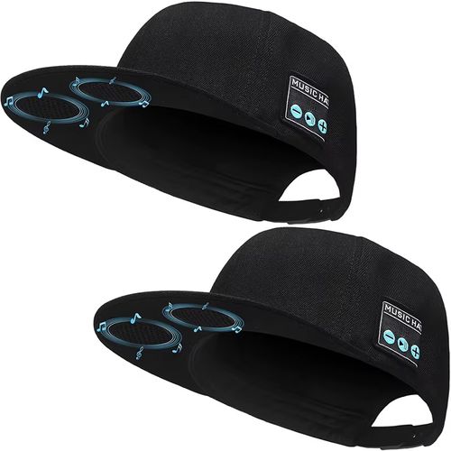 Chapéu de beisebol esportivo para corrida com múltiplas funções, integrado a alto-falante Bluetooth, removível, sem fio e ajustável, ideal para atividades ao ar livre com reprodução de música
